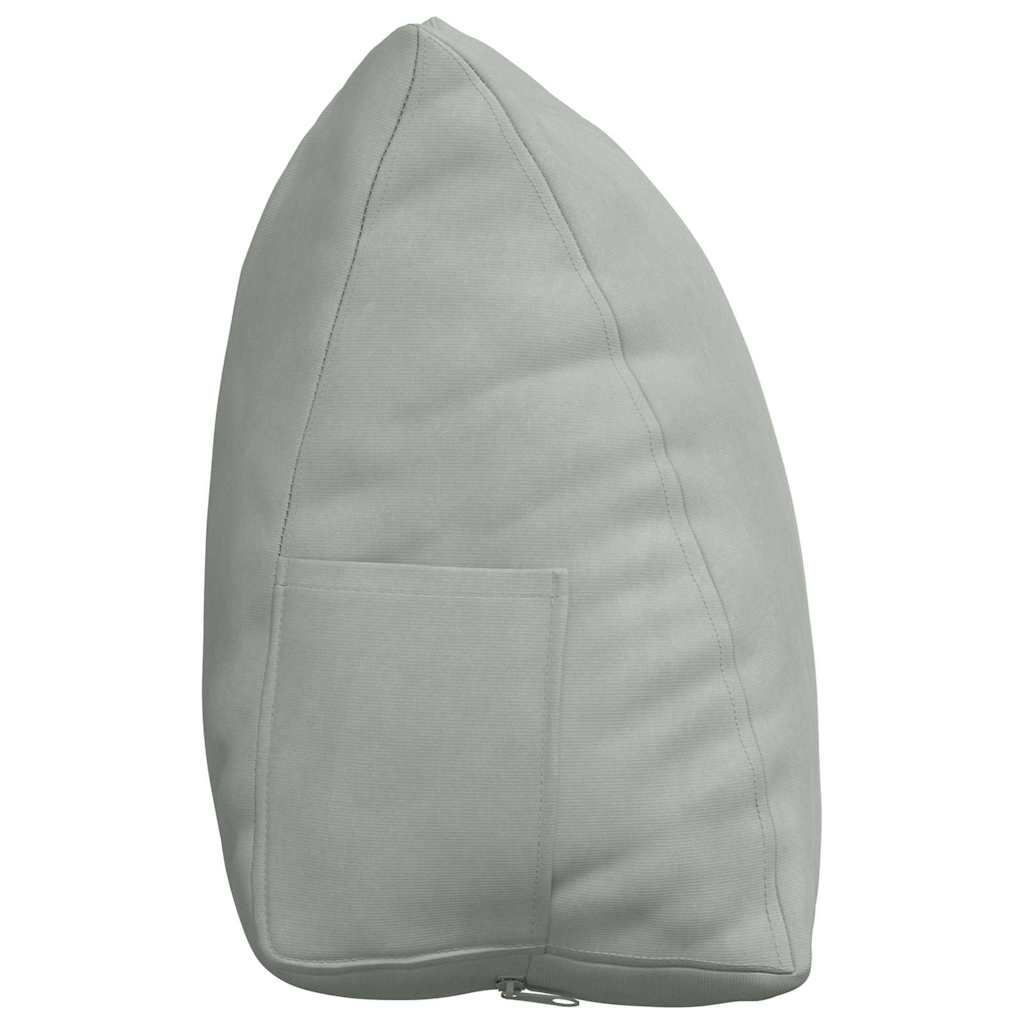 Jastuk za leđa Svijetlo siva 45 x 20 x 35 cm Kordura tekstil