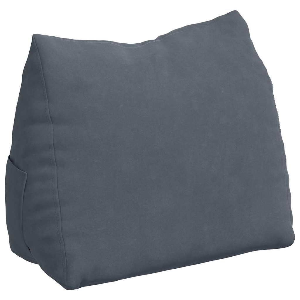 Jastuk za leđa Tamno siva 45 x 20 x 35 cm Kordura tekstil