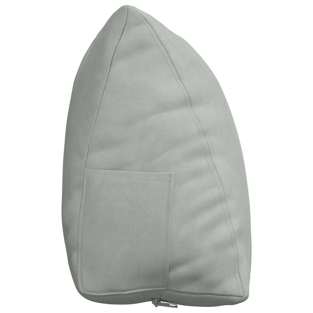 Jastuk za leđa Svijetlo siva 60 x 20 x 50 cm Kordura tekstil