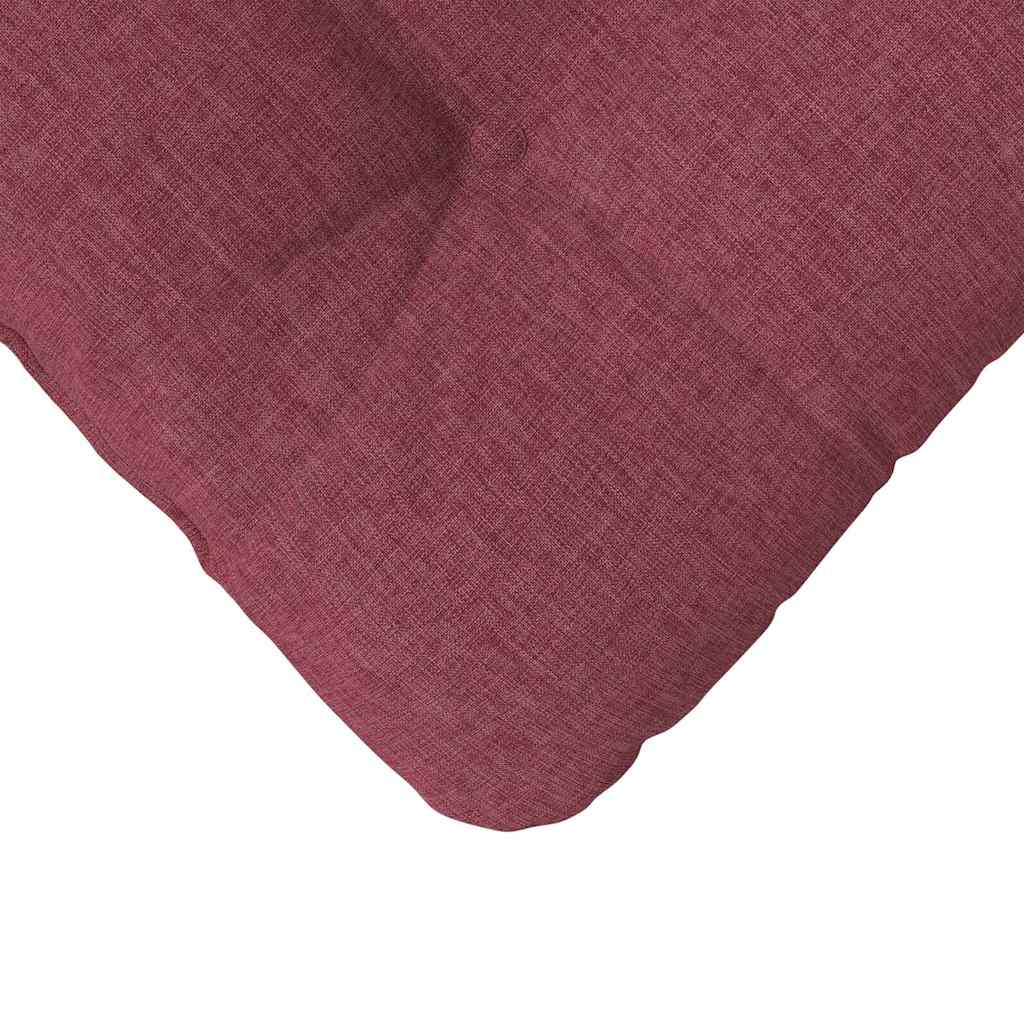 Jastučići za sjedenje 4 pcs Vinska crvena 40 x 40 x 12 cm