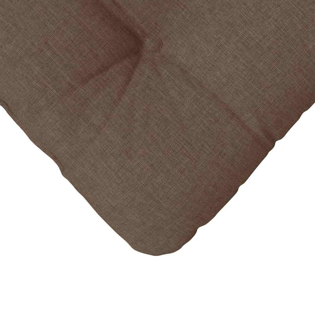 Jastučići za sjedenje 4 pcs Smeđa 40 x 40 x 12 cm tkanina
