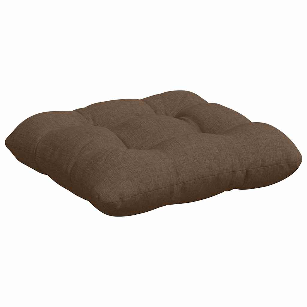 Jastučići za sjedenje 4 pcs Smeđa 40 x 40 x 12 cm tkanina
