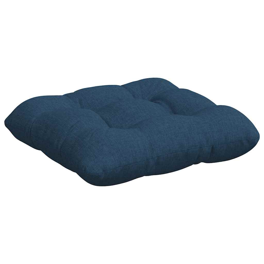 Jastučići za sjedenje 4 pcs Plava 40 x 40 x 12 cm tkanina