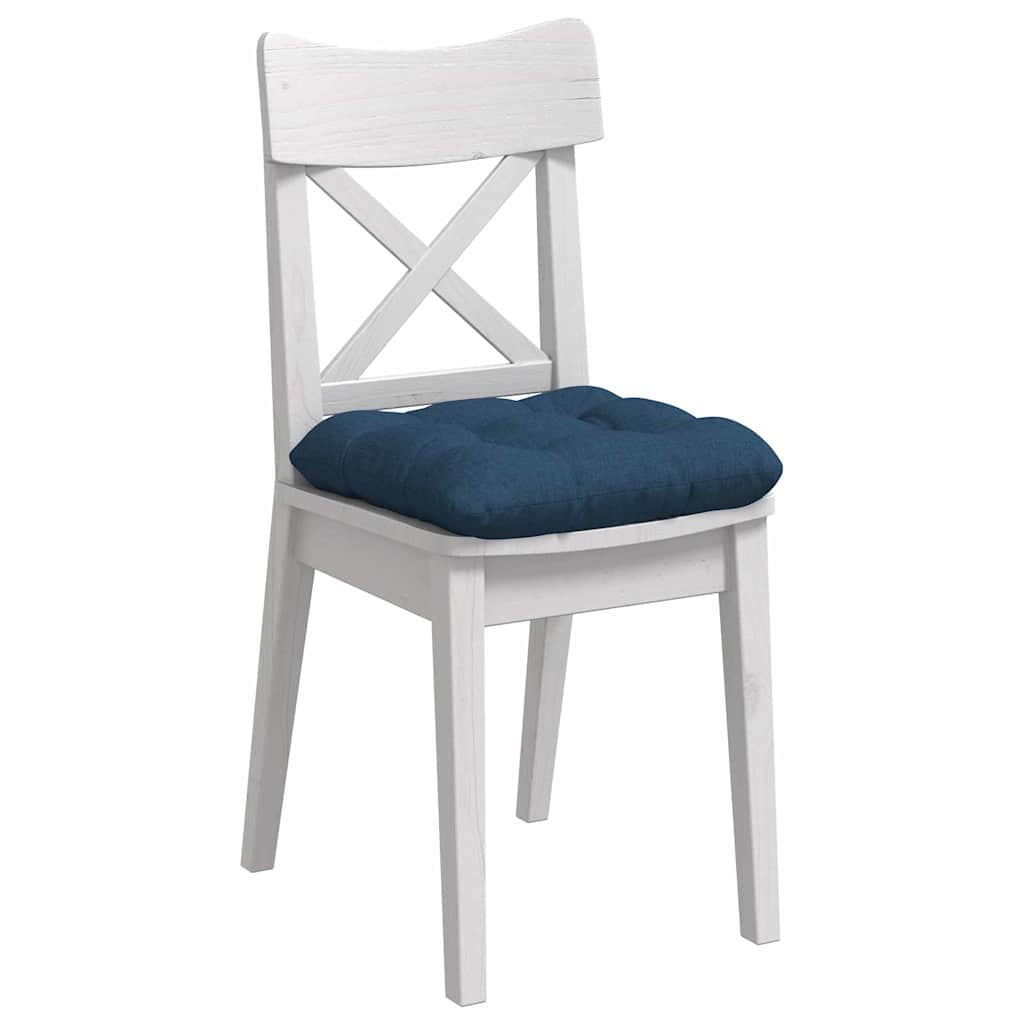 Jastučići za sjedenje 4 pcs Plava 40 x 40 x 12 cm tkanina