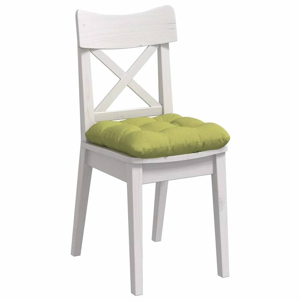 Jastučići za sjedenje 4 pcs Svijetlo zelena 40 x 40 x 12 cm