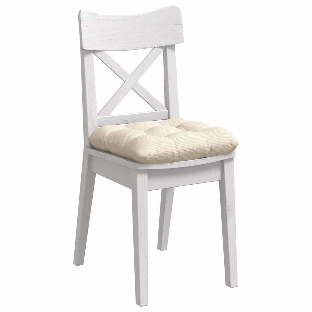 Jastučići za sjedenje 4 pcs Krema 40 x 40 cm Kordura tekstil