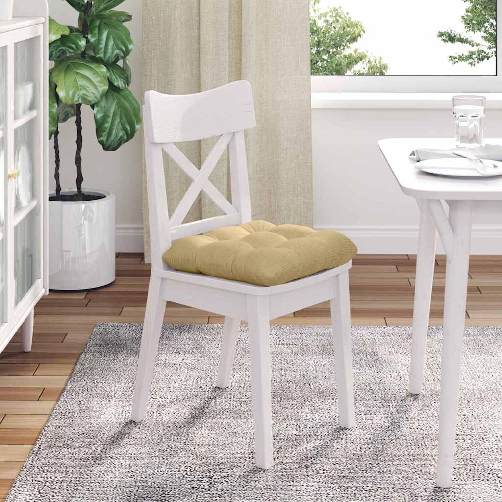 Jastučići za sjedenje 4 pcs Siva zelena 40 x 40 cm