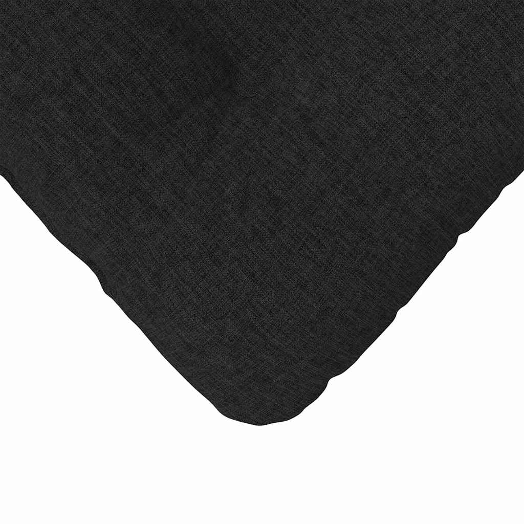 Jastučići za sjedenje 4 pcs Crna 45 x 45 x 12 cm tkanina