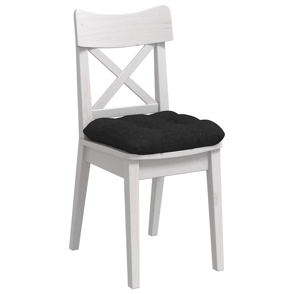 Jastučići za sjedenje 4 pcs Crna 45 x 45 x 12 cm tkanina