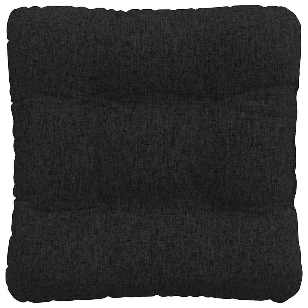 Jastučići za sjedenje 4 pcs Crna 45 x 45 x 12 cm tkanina