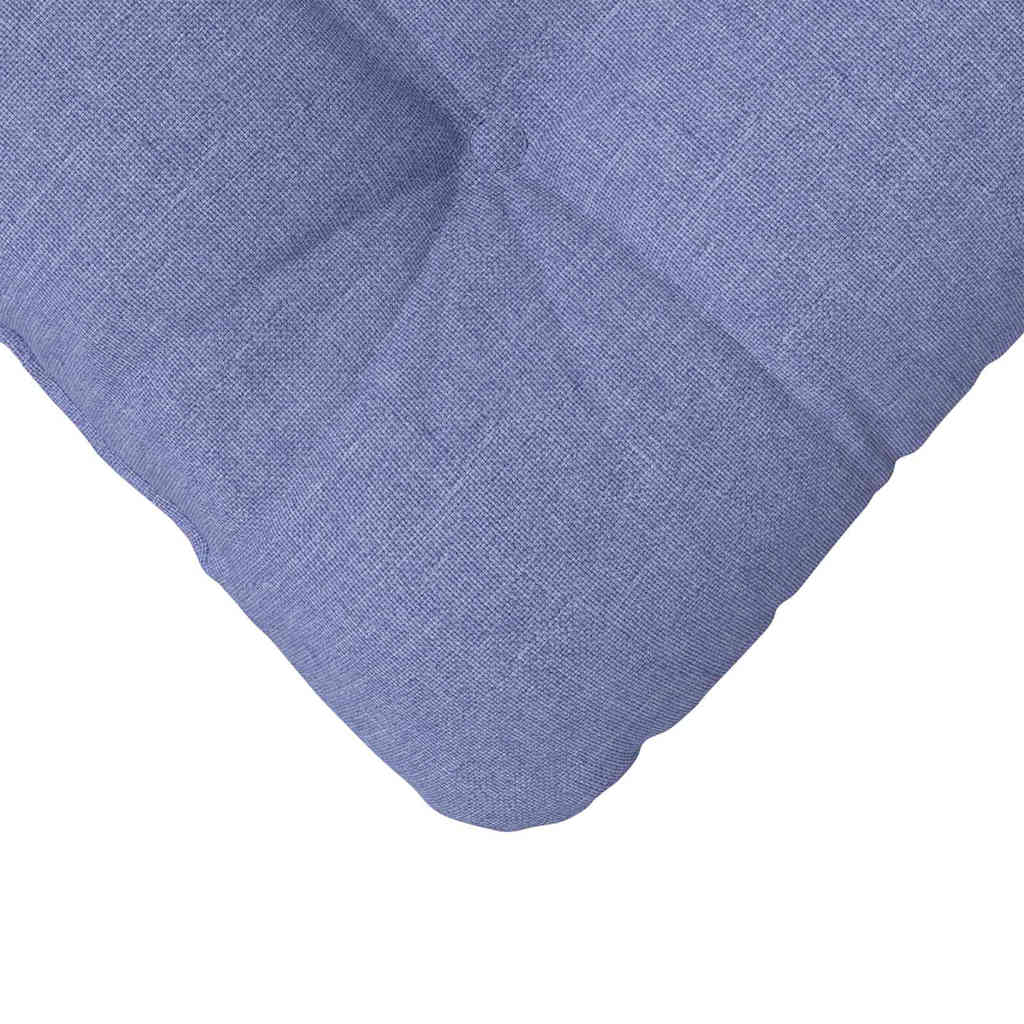 Jastučići za sjedenje 4 pcs Traper plava 45 x 45 x 12 cm