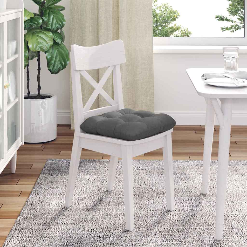 Jastučići za sjedenje 4 pcs Tamno siva 45 x 45 cm