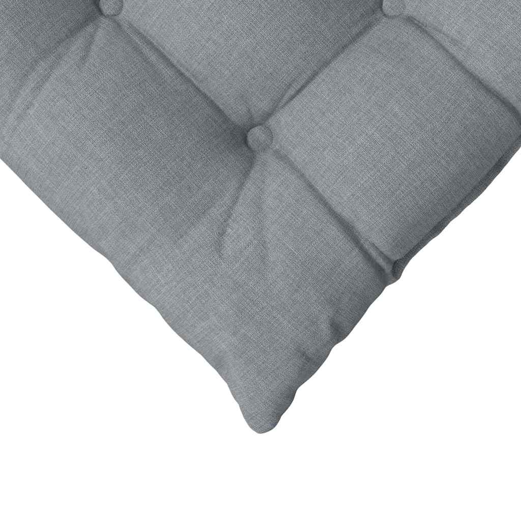 Jastučići za sjedenje 4 pcs Svijetlo siva 40 x 40 x 6 cm