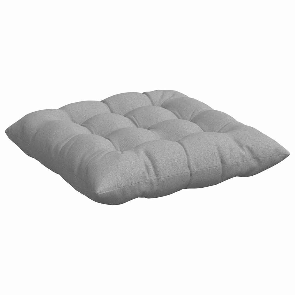 Jastučići za sjedenje 4 pcs Oblačnosiva 40 x 40 x 6 cm tkanina