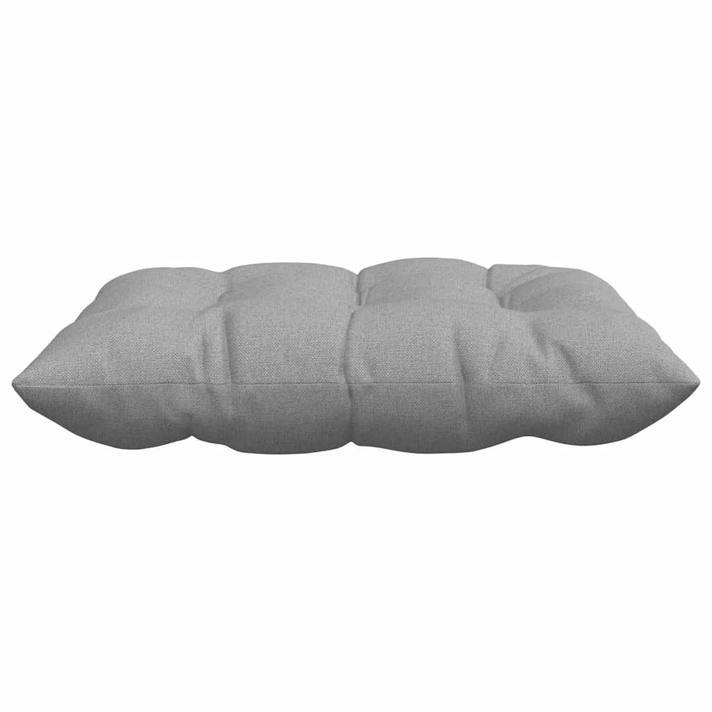 Jastučići za sjedenje 4 pcs Oblačnosiva 40 x 40 x 6 cm tkanina