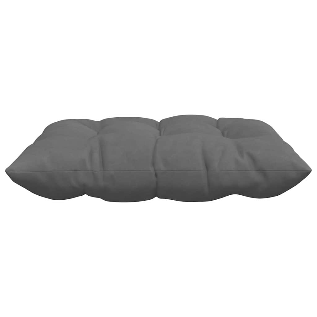 Jastučići za sjedenje 4 pcs Tamno siva 40 x 40 x 6 cm