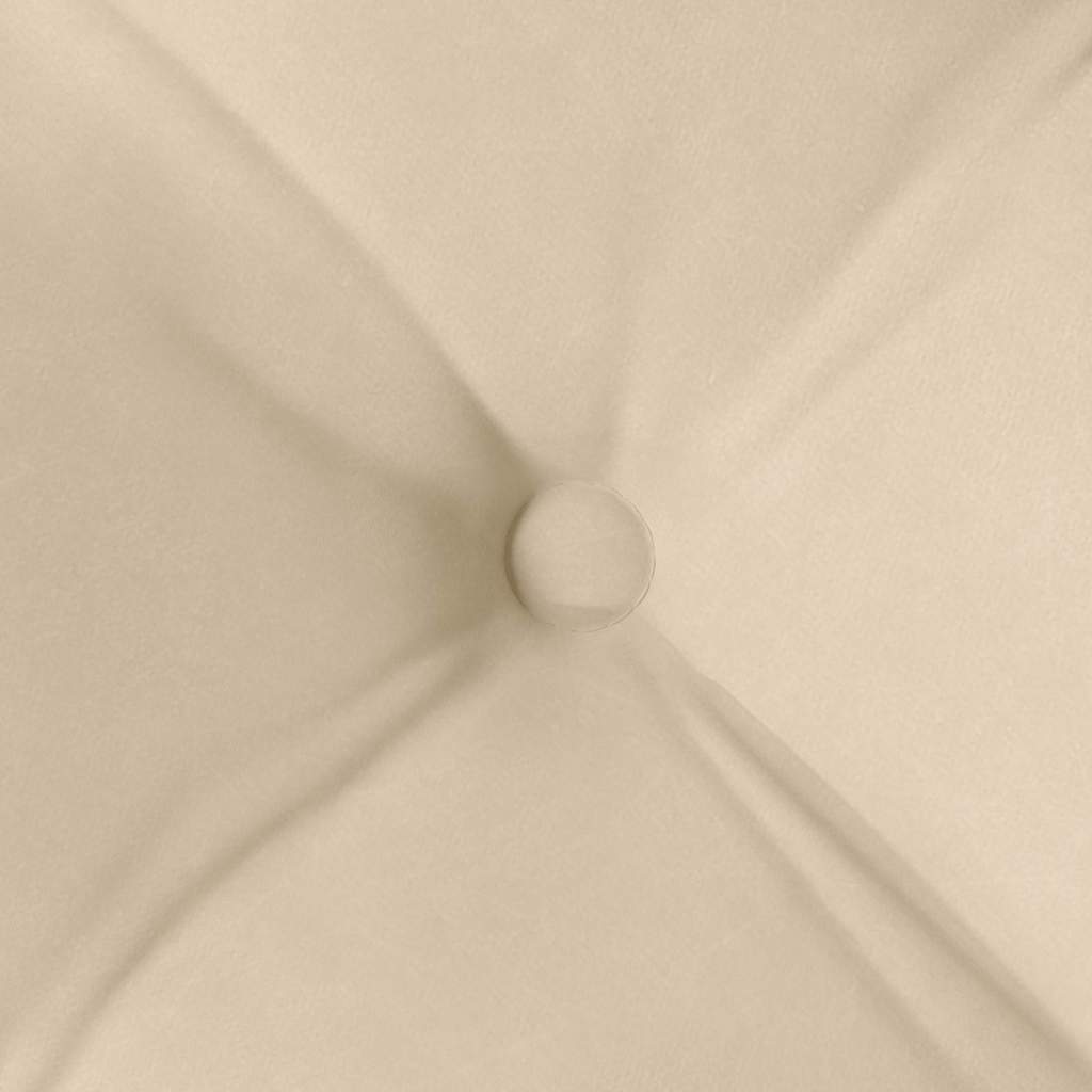Jastučići za sjedenje 4 pcs Krema 40 x 40 x 6 cm Mikrofibra