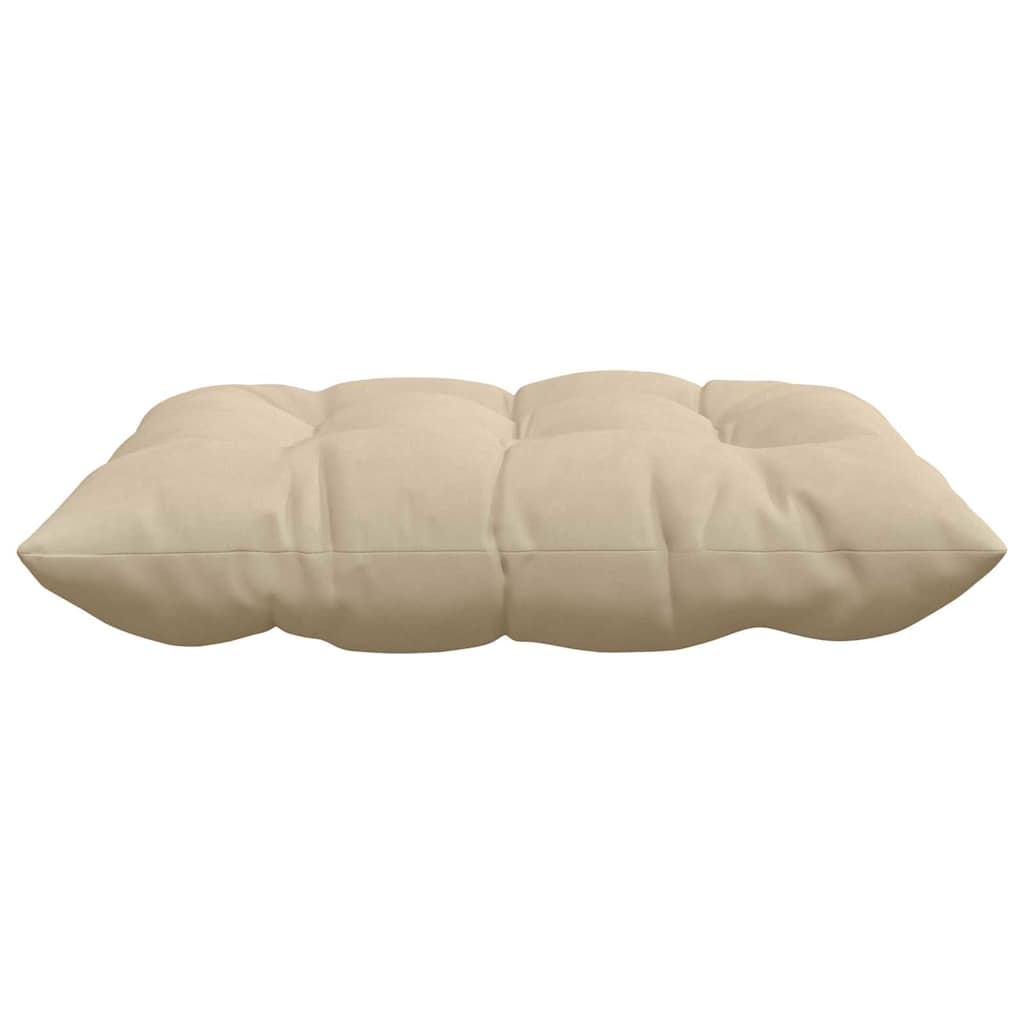 Jastučići za sjedenje 4 pcs Krema 40 x 40 x 6 cm Mikrofibra