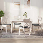 Jastučići za sjedenje 4 pcs Tamno siva 40 x 40 x 3 cm tkanina