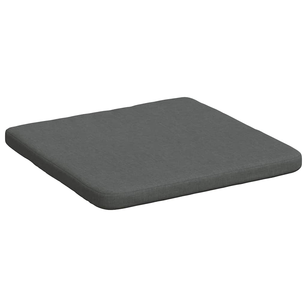 Jastučići za sjedenje 4 pcs Tamno siva 40 x 40 x 3 cm tkanina