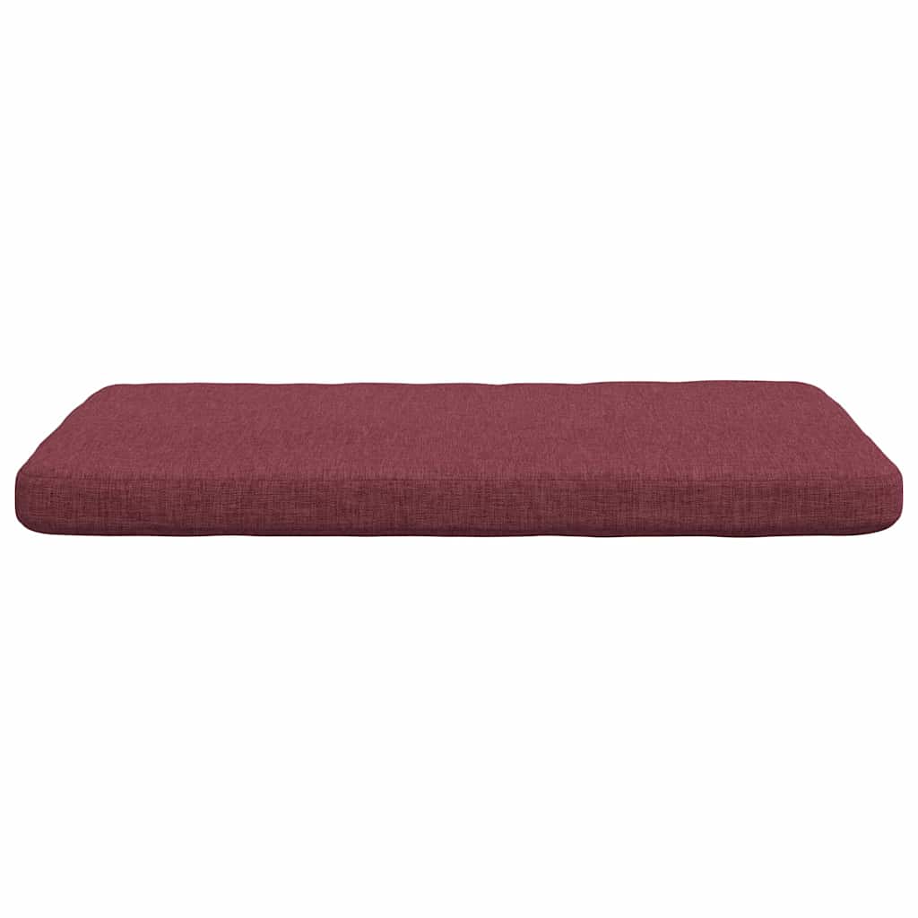 Jastučići za sjedenje 4 pcs Vinska crvena 40 x 40 x 3 cm