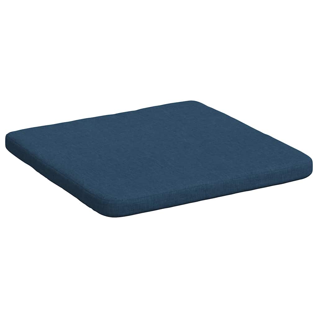 Jastučići za sjedenje 4 pcs Plava 40 x 40 x 3 cm tkanina