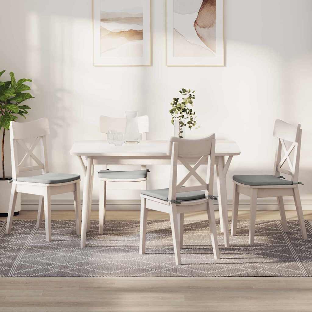 Jastučići za sjedenje 4 pcs Svijetlo siva 40 x 40 x 3 cm