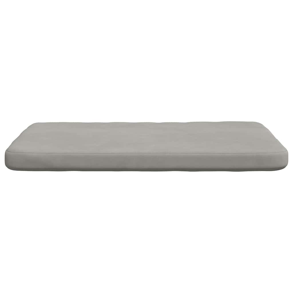 Jastučići za sjedenje 4 pcs Svijetlo siva 40 x 40 x 3 cm