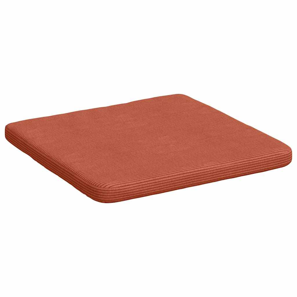 Jastučići za sjedenje 4 pcs Crvena narančasta 40 x 40 x 3 cm
