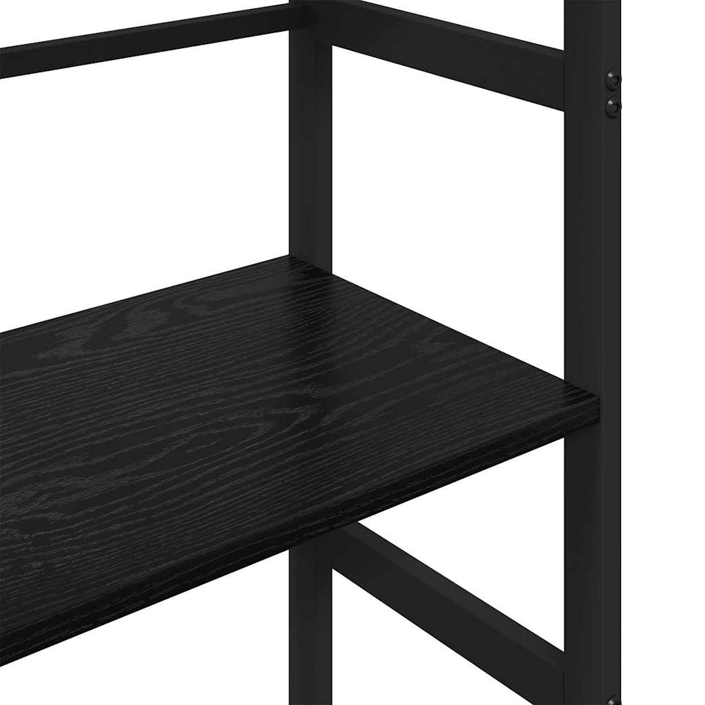 Polica Crni hrast 40 x 29,5 x 81 cm Konstruirano drvo