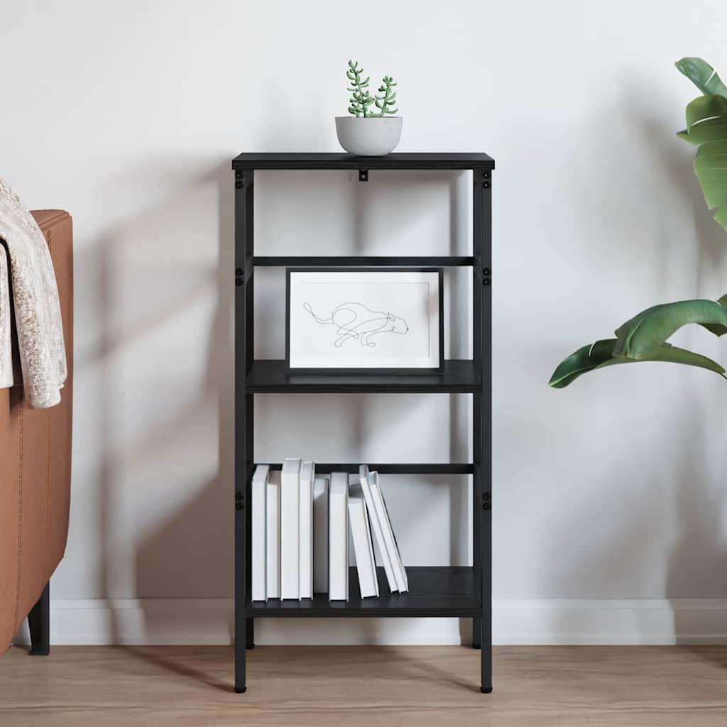 Polica Crni hrast 40 x 29,5 x 81 cm Konstruirano drvo