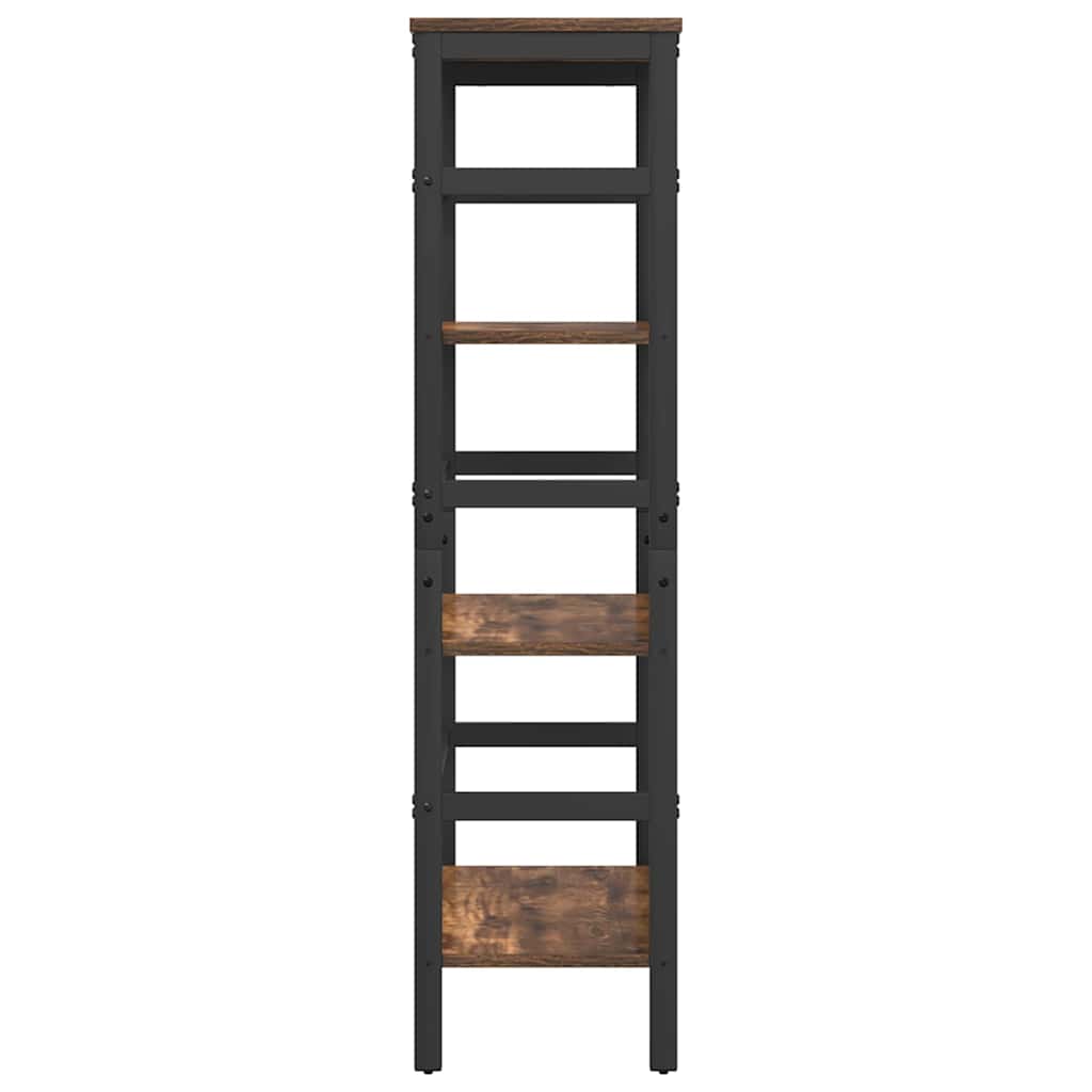 Polica Dimljeni hrast 60 x 29,5 x 115 cm Konstruirano drvo