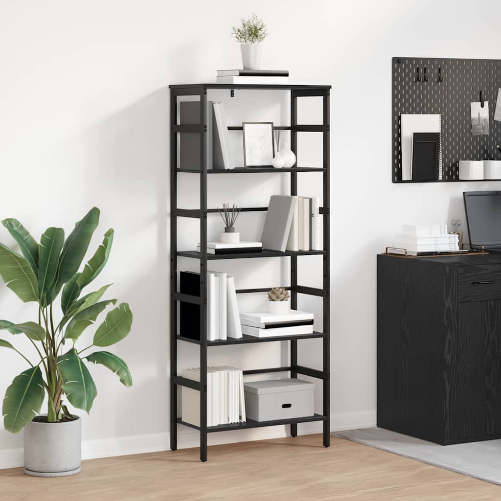 Polica Crni hrast 60 x 29,5 x 149 cm Konstruirano drvo