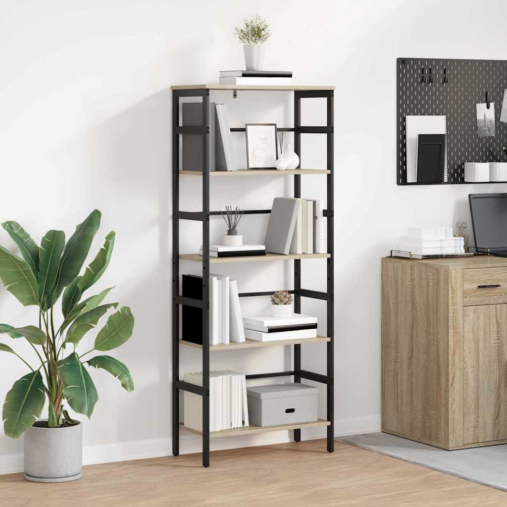 Polica Sonoma hrast 60 x 29,5 x 149 cm Konstruirano drvo