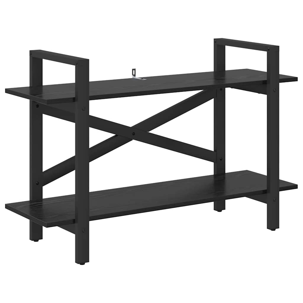 Polica Crni hrast 100 x 33,5 x 64 cm Konstruirano drvo