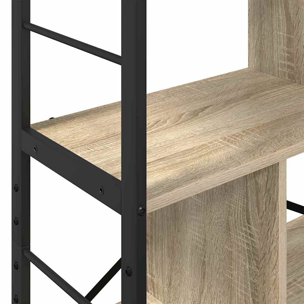 Polica Sonoma hrast 75 x 30 x 123,5 cm Konstruirano drvo