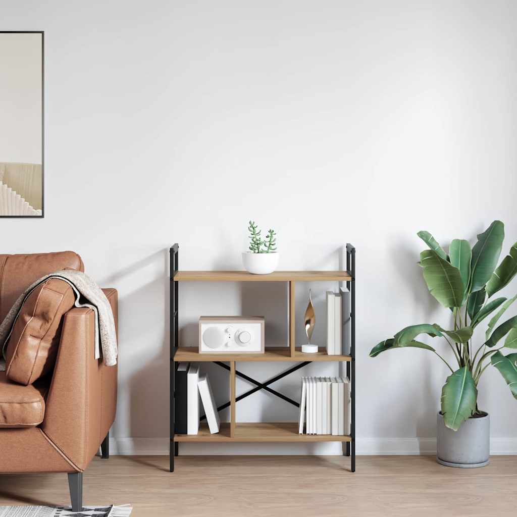 Polica Umjetnički hrast 75 x 30 x 91 cm Konstruirano drvo