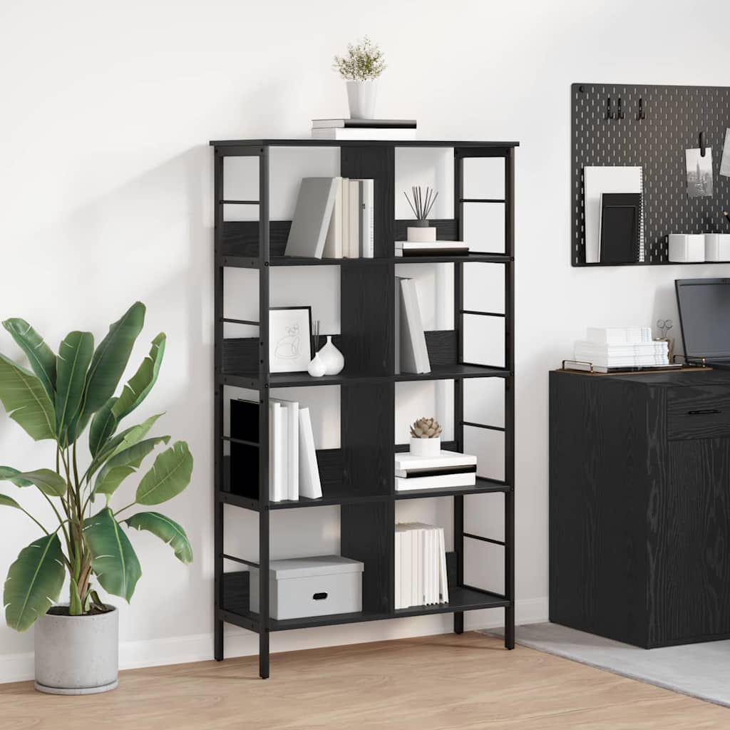 Polica Crni hrast 82 x 32 x 144,5 cm Konstruirano drvo