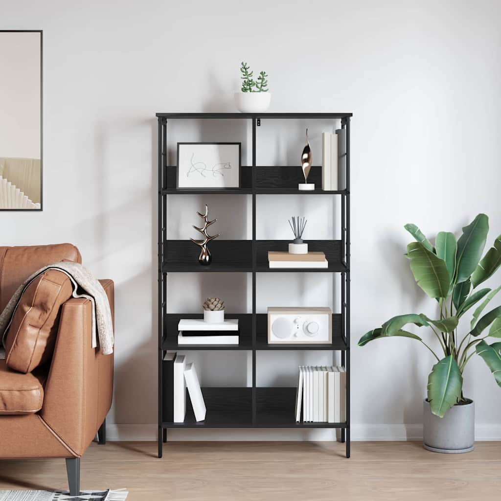 Polica Crni hrast 82 x 32 x 144,5 cm Konstruirano drvo