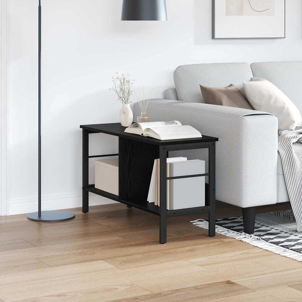 Polica Crni hrast 82 x 32 x 47 cm Konstruirano drvo
