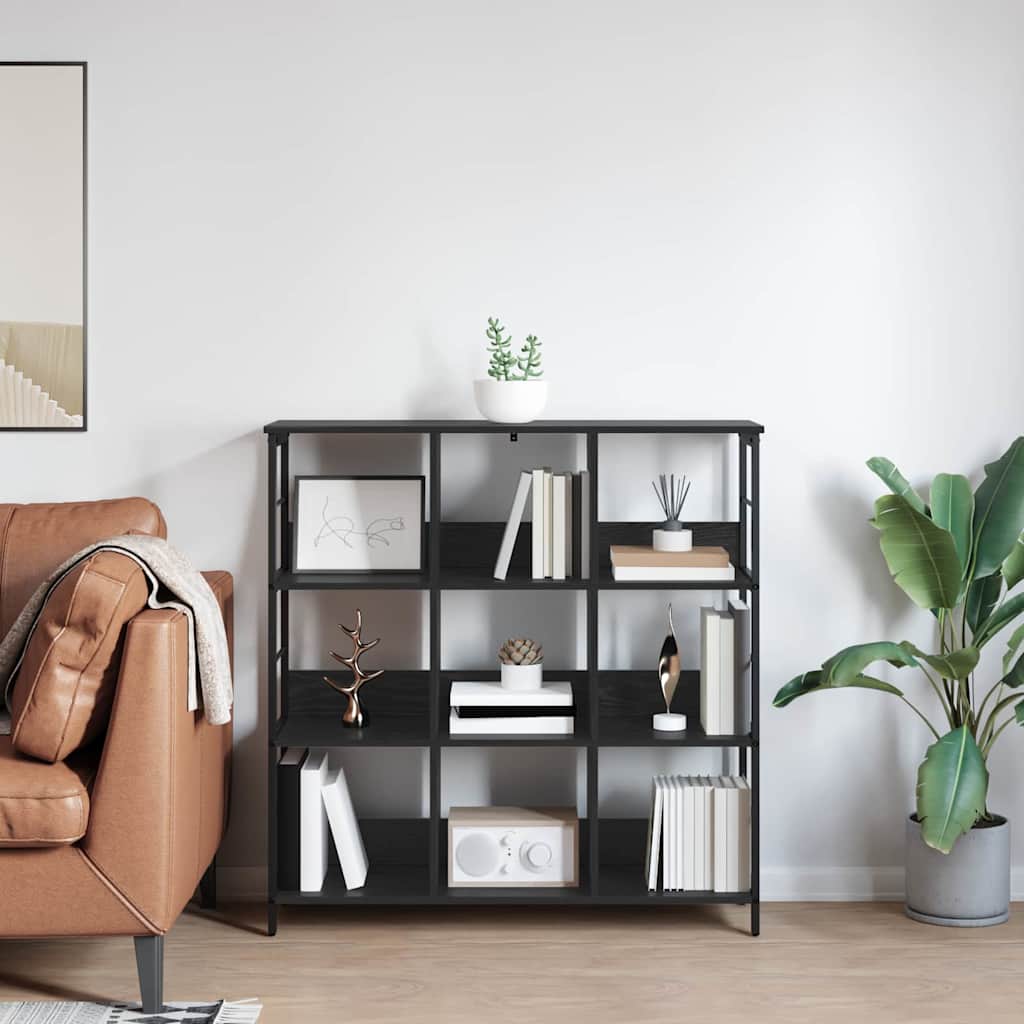 Polica Crni hrast 102 x 32 x 104,5 cm Konstruirano drvo