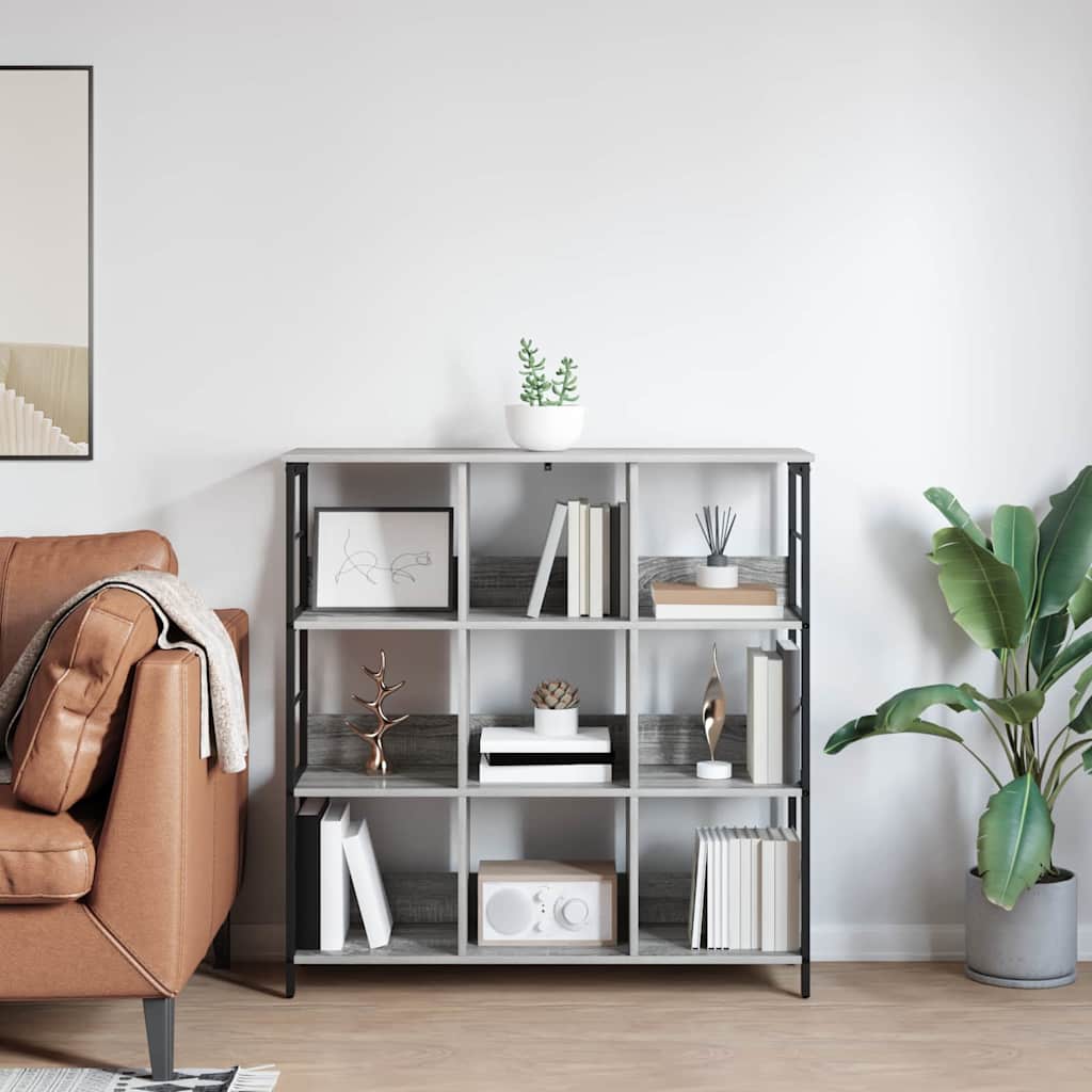Polica Siva Sonoma 102 x 32 x 104,5 cm Konstruirano drvo