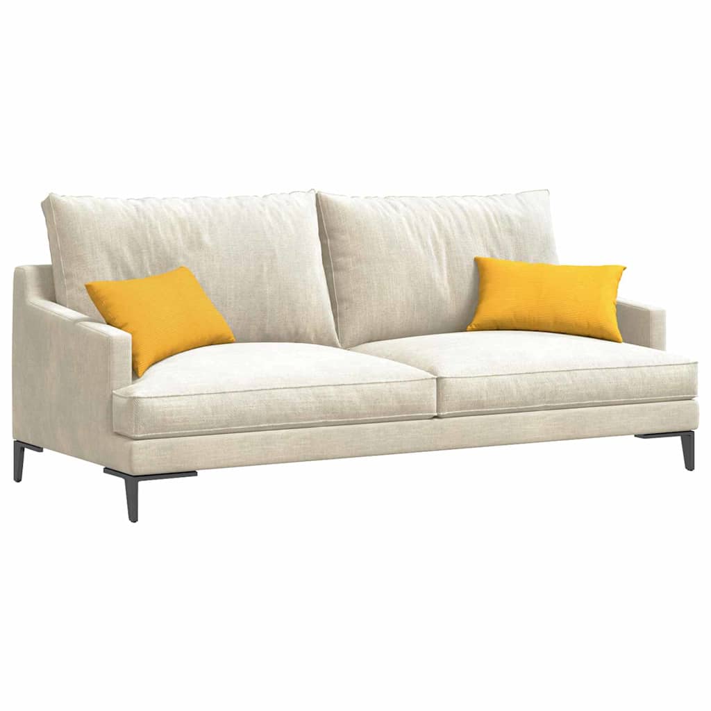 Jastučići za sofu 2 pcs Svijetlo žuta 50 x 30 cm
