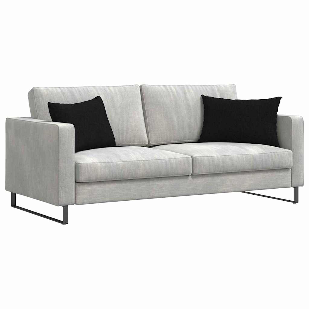 Jastučići za sofu 2 pcs Crna 60 x 40 cm tkanina