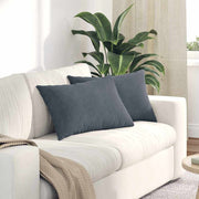 Jastučići za sofu 2 pcs Tamno siva 60 x 40 cm Kordura tekstil