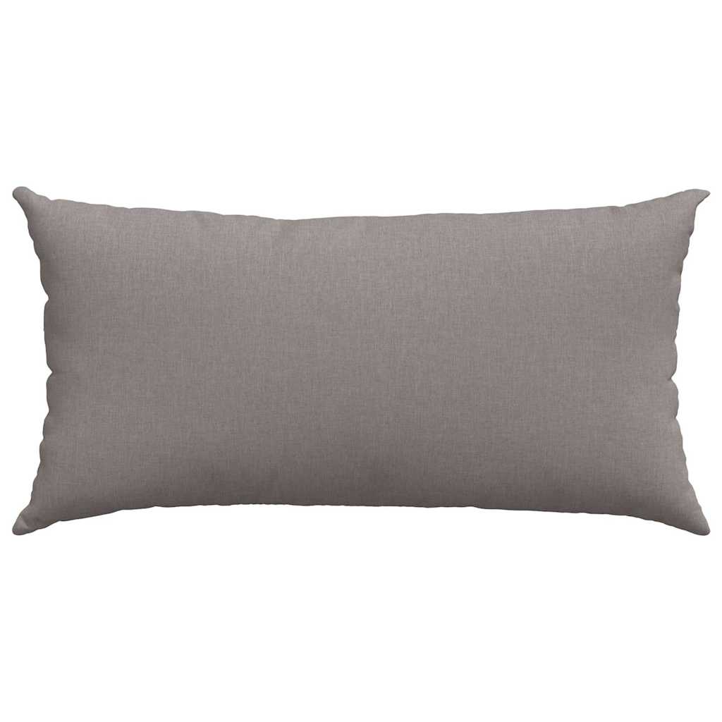 Jastučići za sofu 2 pcs Sivo-smeđa 80 x 40 cm tkanina