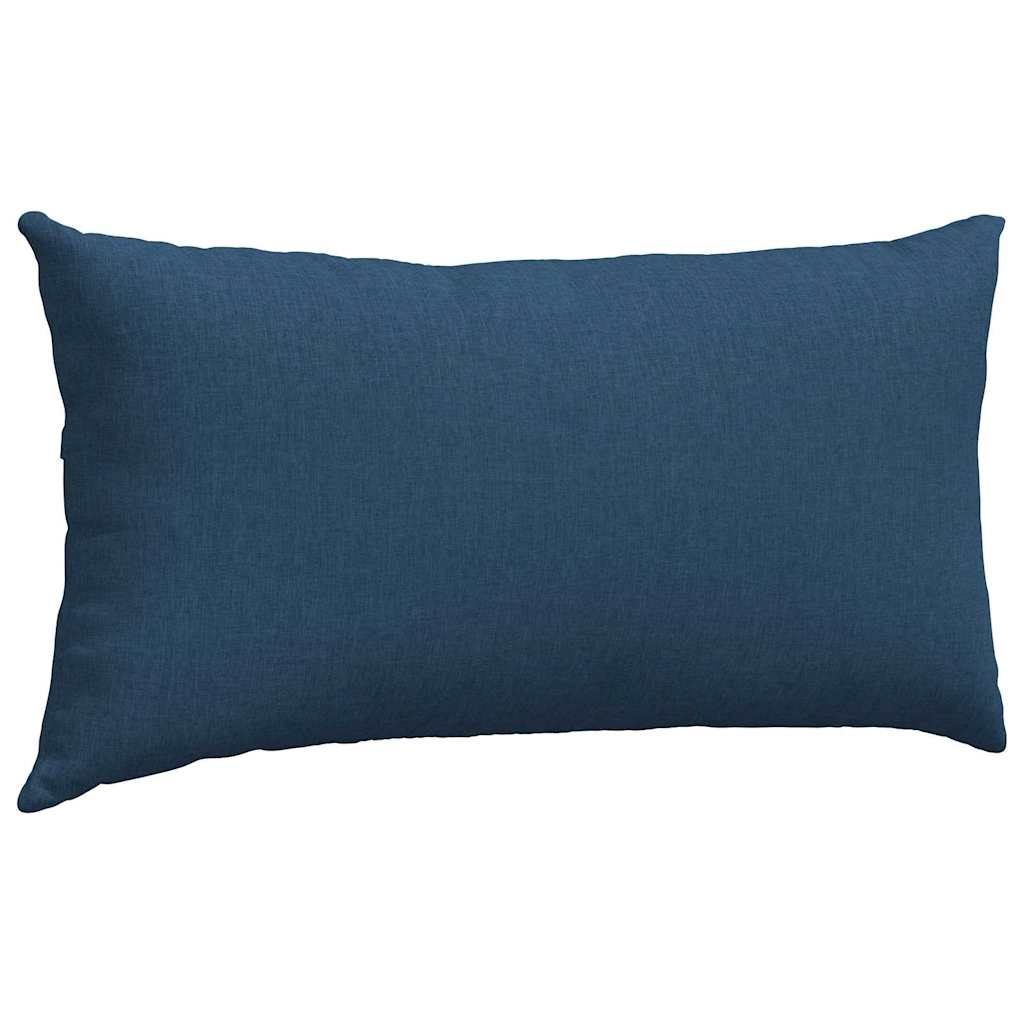 Jastučići za sofu 2 pcs Plava 80 x 40 cm tkanina