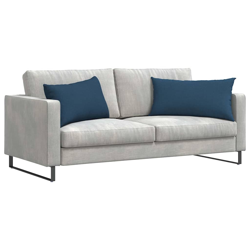 Jastučići za sofu 2 pcs Plava 80 x 40 cm tkanina