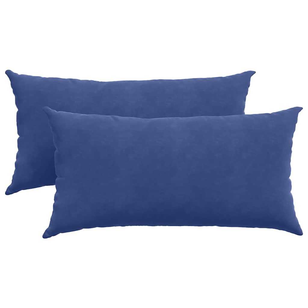 Jastučići za sofu 2 pcs Policijska plava 80 x 40 cm
