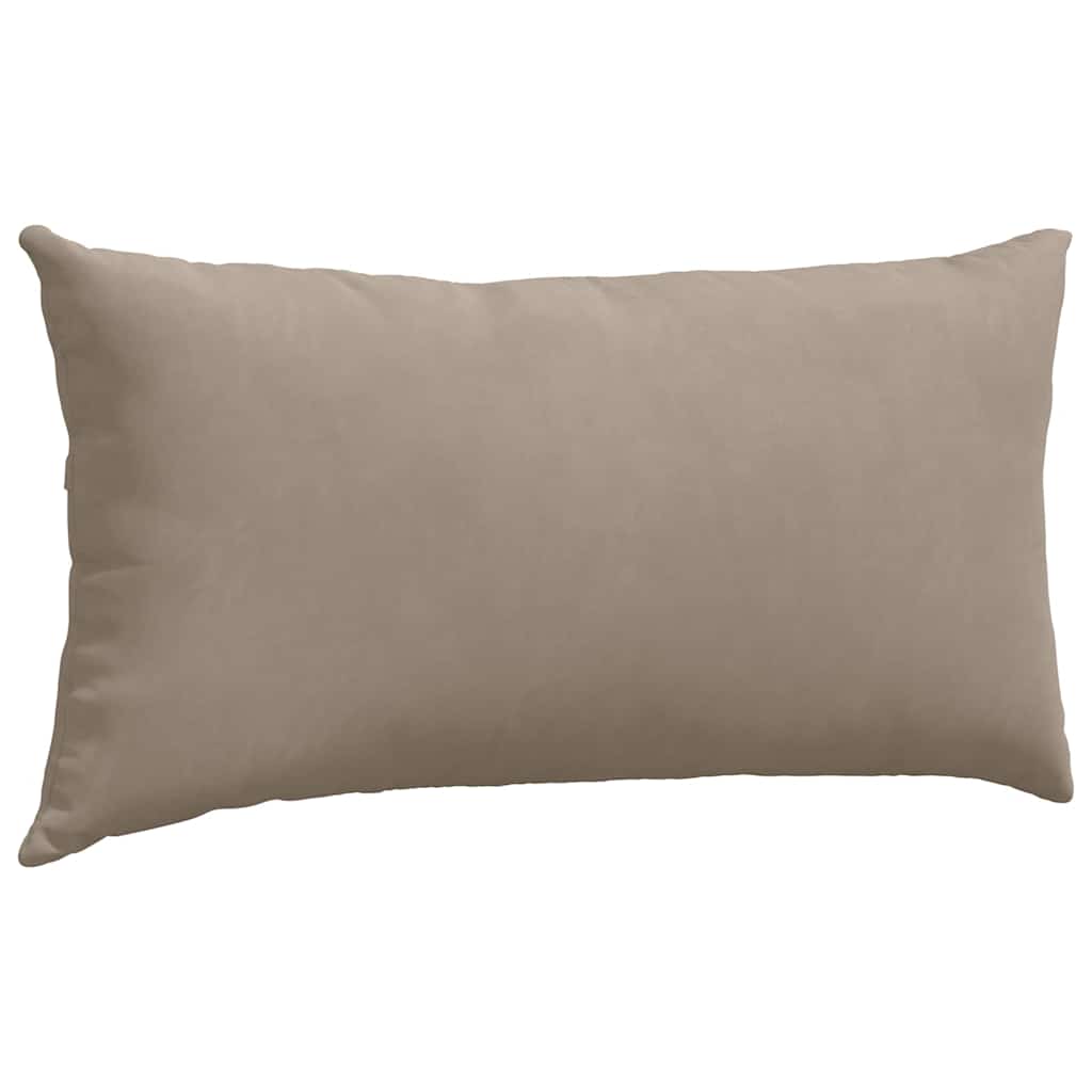 Jastučići za sofu 2 pcs Sivo-smeđa 80 x 40 cm tkanina